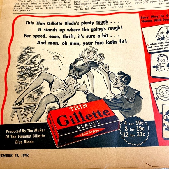 GERRYMANDERING LIBERTY MAGAZINE December 1942 World War 2 Christmas Vintage GUC - Picture 13 of 13